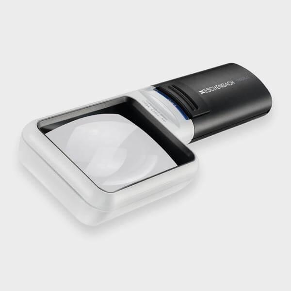 Loupe mobilux led rectangulaire 4x