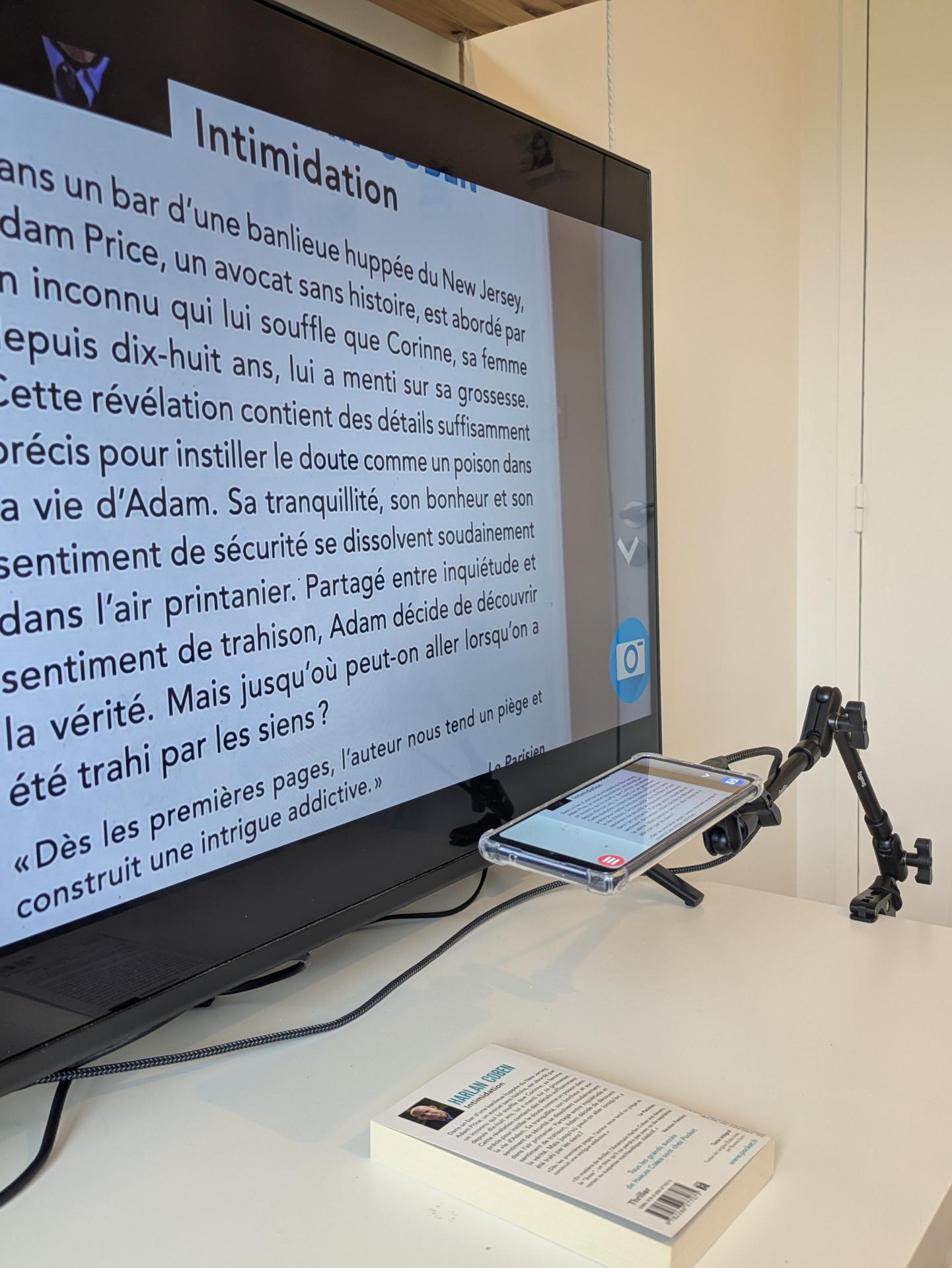Tab loupe 6 et son support